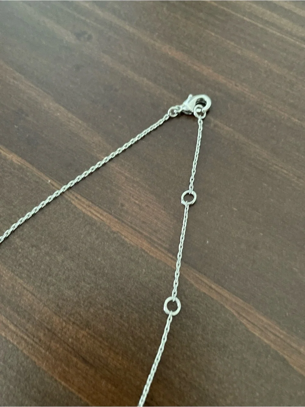 Silver Moon & Star Pendant Necklace - Picture 2 of 4